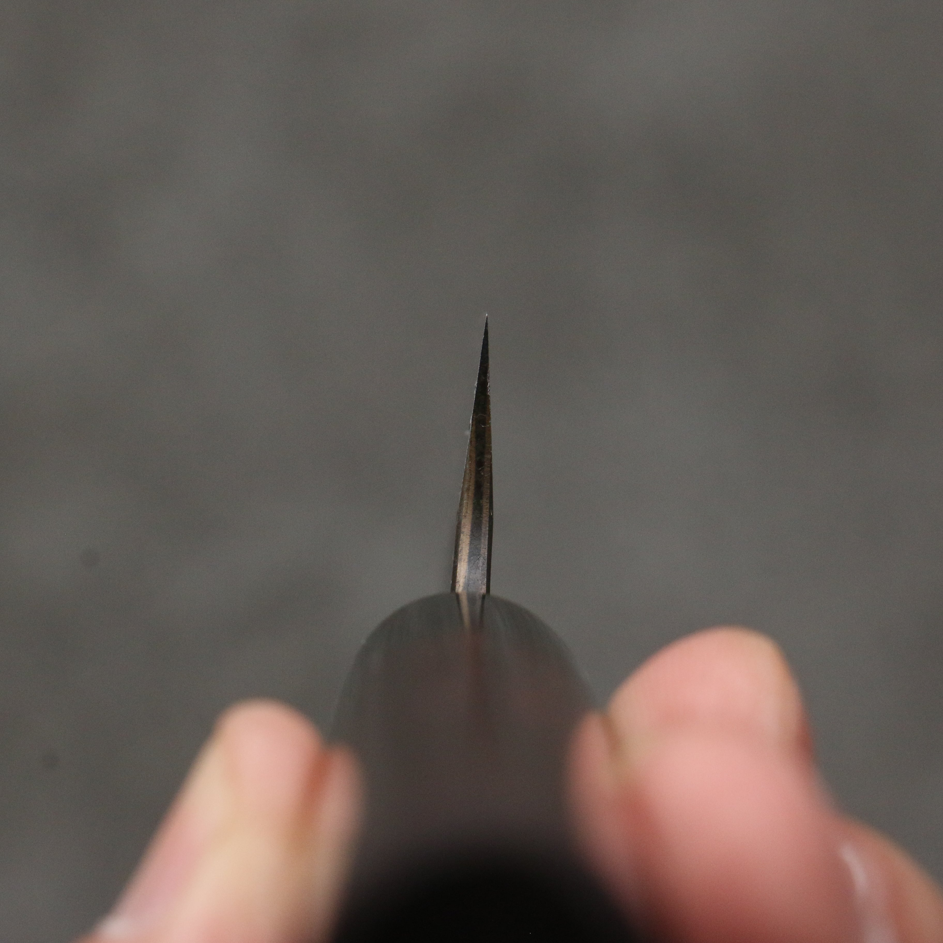 Anryu Blue Super Hammered Black Finished Petty-Utility 120mm Shitan Handle - Seisuke Knife