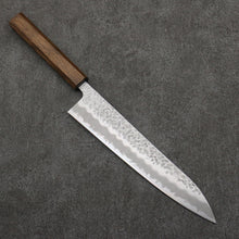  Oul White Steel No.1 Hammered Gyuto  240mm Oak Handle - Seisuke Knife