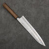 Oul White Steel No.1 Hammered Gyuto  240mm Oak Handle - Seisuke Knife