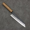 Oul Blue Super Black Nashiji Bunka  170mm Oak Handle - Seisuke Knife