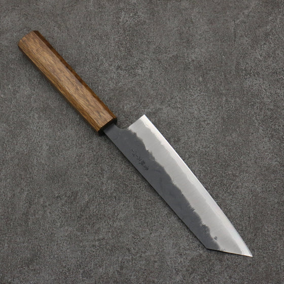 Oul Blue Super Black Nashiji Bunka  170mm Oak Handle - Seisuke Knife