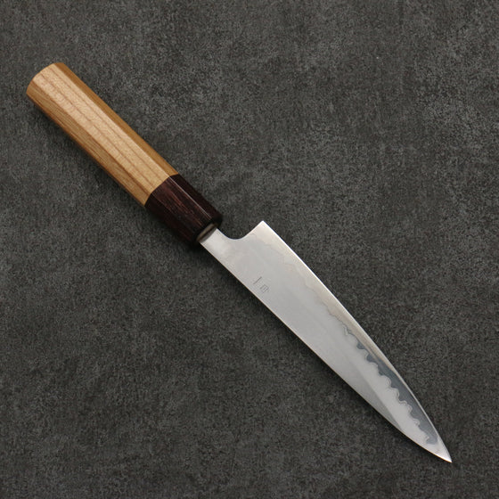 Oul White Steel No.1 Petty-Utility  135mm Keyaki (Japanese Elm) Handle - Seisuke Knife