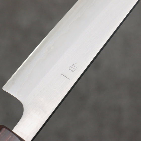 Oul White Steel No.1 Petty-Utility  135mm Keyaki (Japanese Elm) Handle - Seisuke Knife