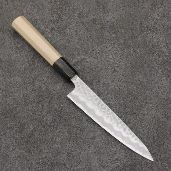 Oul White Steel No.2 Hammered Petty-Utility  135mm Magnolia Handle - Seisuke Knife