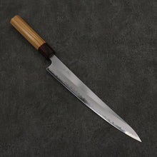  Oul White Steel No.1 Sujihiki  240mm Keyaki (Japanese Elm) Handle - Seisuke Knife
