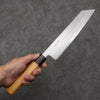 Oul White Steel No.1 Kiritsuke Gyuto  210mm Keyaki (Japanese Elm) Handle - Seisuke Knife
