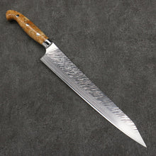  Yu Kurosaki Fujin SG2 Hammered Damascus Kiritsuke Sujihiki  270mm White Maple Handle - Seisuke Knife