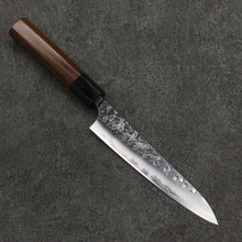  Yu Kurosaki Shizuku SG2 Hammered Petty-Utility  150mm Rosewood (Ferrule: Black Pakka Wood) Handle - Seisuke Knife