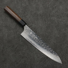  Yu Kurosaki Shizuku SG2 Hammered Gyuto  210mm Rosewood (Ferrule: Black Pakka Wood) Handle - Seisuke Knife