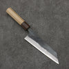 Seisuke Blue Steel No.1 Black Finished Small Bunka 150mm Magnolia & Ebony Handle - Seisuke Knife