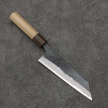  Seisuke Blue Steel No.1 Black Finished Small Bunka  150mm Magnolia (Ferrule: Ebony) Handle - Seisuke Knife