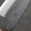 Seisuke Blue Steel No.1 Black Finished Small Bunka 150mm Magnolia & Ebony Handle - Seisuke Knife