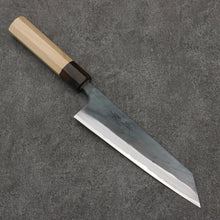  Seisuke Blue Steel No.1 Black Finished Bunka  180mm Magnolia (Ferrule: Ebony) Handle - Seisuke Knife