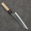 Seisuke Blue Steel No.1 Black Finished Bunka  180mm Magnolia (Ferrule: Ebony) Handle - Seisuke Knife