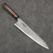  Shigeki Tanaka Harukaze SG2 Damascus Gyuto  240mm Walnut Handle - Seisuke Knife