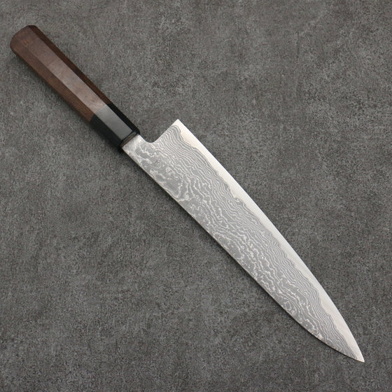 Shigeki Tanaka Harukaze SG2 Damascus Gyuto  240mm Walnut Handle - Seisuke Knife