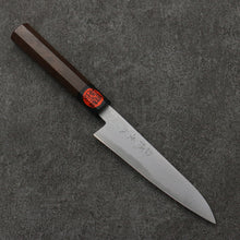 Shigeki Tanaka Blue Steel No.2 Damascus Petty-Utility  135mm Walnut Handle - Seisuke Knife