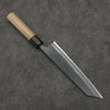 Seisuke Blue Super Black Finished Kiritsuke Gyuto  210mm Magnolia (Ferrule: Ebony) Handle - Seisuke Knife