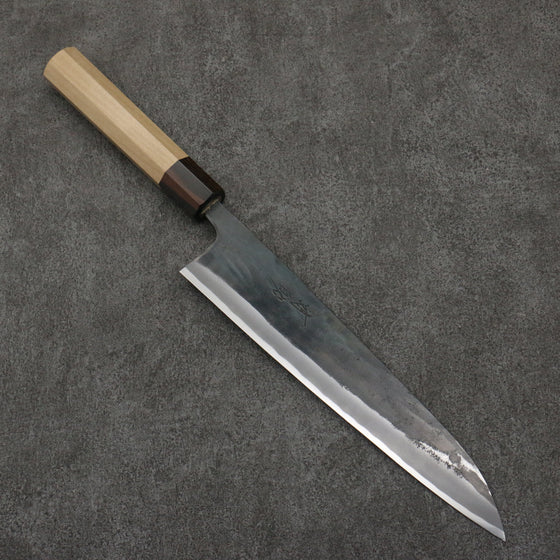 Seisuke Blue Super Black Finished Gyuto  240mm Magnolia (Ferrule: Ebony) Handle - Seisuke Knife