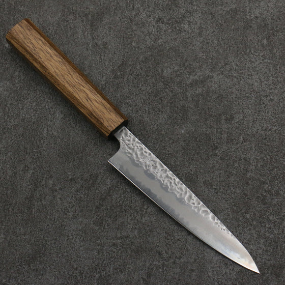 Oul White Steel No.1 Hammered Petty-Utility  135mm Oak Handle - Seisuke Knife