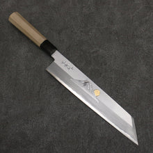  Sakai Takayuki Gold Filled Engraving by Kubota Fuji and Sunset Blue Steel No.2 Kiritsuke Gyuto  270mm Magnolia  (Ferrule: Water Buffalo Horn) Handle - Seisuke Knife