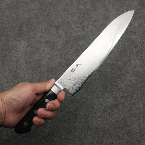 Seisuke VG10 33 Layer Damascus Gyuto  210mm Black Pakka wood Handle - Seisuke Knife