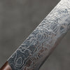 Takeshi Saji Steak Knife and Fork Set SG2 Damascus Diamond Finish  125mm Ironwood Handle - Seisuke Knife - Slide 3