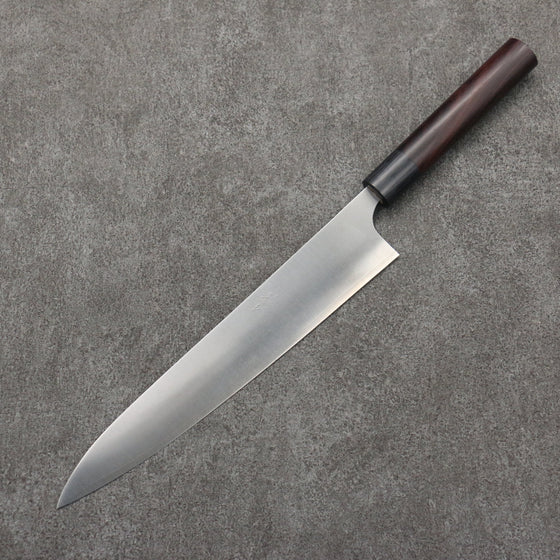 Shungo Ogata SG2 Migaki Finished Sujihiki 240mm with Shitan Handle - Seisuke Knife