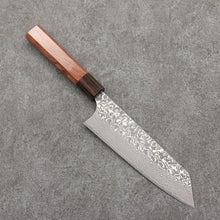  Yoshimi Kato SG2 Black Damascus Bunka  170mm Rosewood (Ferrule: Ebony) Handle - Seisuke Knife