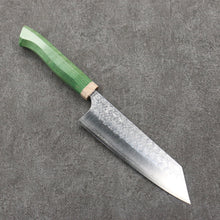  Yoshimi Kato Minamo SG2 Hammered Bunka  170mm Western style (green) Handle - Seisuke Knife