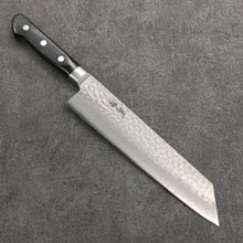  Seisuke AUS8 Hammered Kiritsuke Gyuto  210mm Black Pakka wood Handle - Seisuke Knife