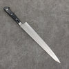 Seisuke AUS8 Hammered Sujihiki  240mm Black Pakka wood Handle - Seisuke Knife