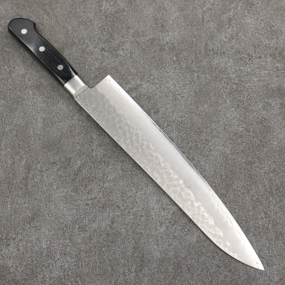 Seisuke AUS8 Hammered Gyuto  270mm Black Pakka wood Handle - Seisuke Knife