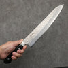 Seisuke AUS8 Hammered Gyuto  270mm Black Pakka wood Handle - Seisuke Knife