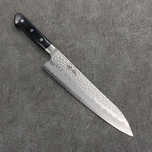  Seisuke AUS8 Hammered Gyuto  210mm Black Pakka wood Handle - Seisuke Knife