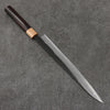 Seisuke Blue Super Black Nashiji Sujihiki  270mm Rosewood (Ferrule: White Pakka Wood) Handle - Seisuke Knife