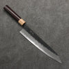 Seisuke Blue Super Black Nashiji Gyuto  240mm Rosewood (Ferrule: White Pakka Wood) Handle - Seisuke Knife