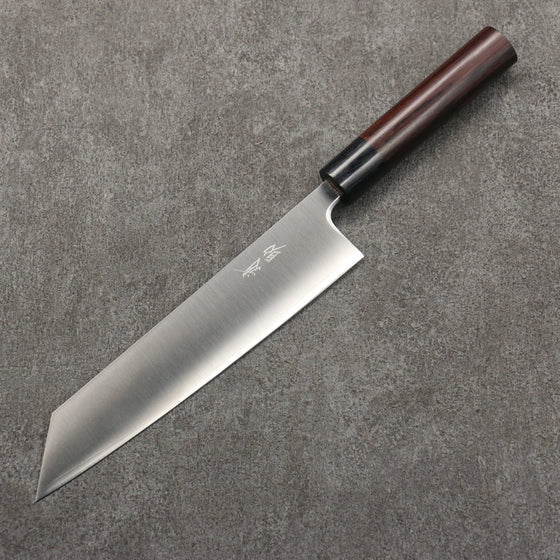 Seisuke SRS13 Migaki Finished Kiritsuke Gyuto  210mm Rosewood (Ferrule: Black Pakka Wood) Handle - Seisuke Knife