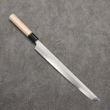  Kikuzuki Silver Steel No.3 Bokashi Sakimaru Takohiki  300mm Magnolia Handle - Seisuke Knife