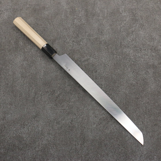 Kikuzuki Silver Steel No.3 Bokashi Sakimaru Takohiki  300mm Magnolia Handle - Seisuke Knife