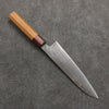 Shigeki Tanaka VG10 Damascus black dye Gyuto  210mm Keyaki (Japanese Elm) Handle - Seisuke Knife - Slide 2