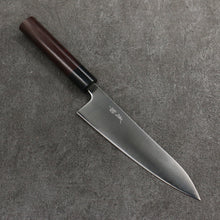  Seisuke Blue Super Gyuto  180mm Rosewood (Ferrule: Black Pakka Wood) Handle - Seisuke Knife