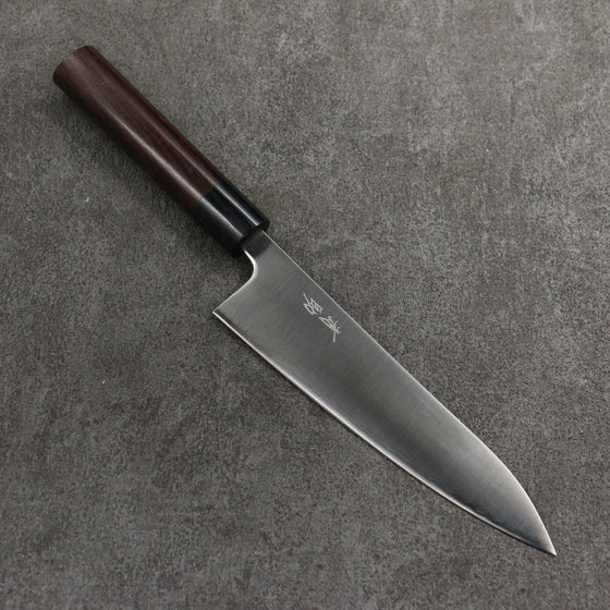 Seisuke Blue Super Gyuto  180mm Rosewood (Ferrule: Black Pakka Wood) Handle - Seisuke Knife