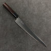 Seisuke Blue Super Sujihiki  240mm Rosewood (Ferrule: Black Pakka Wood) Handle - Seisuke Knife