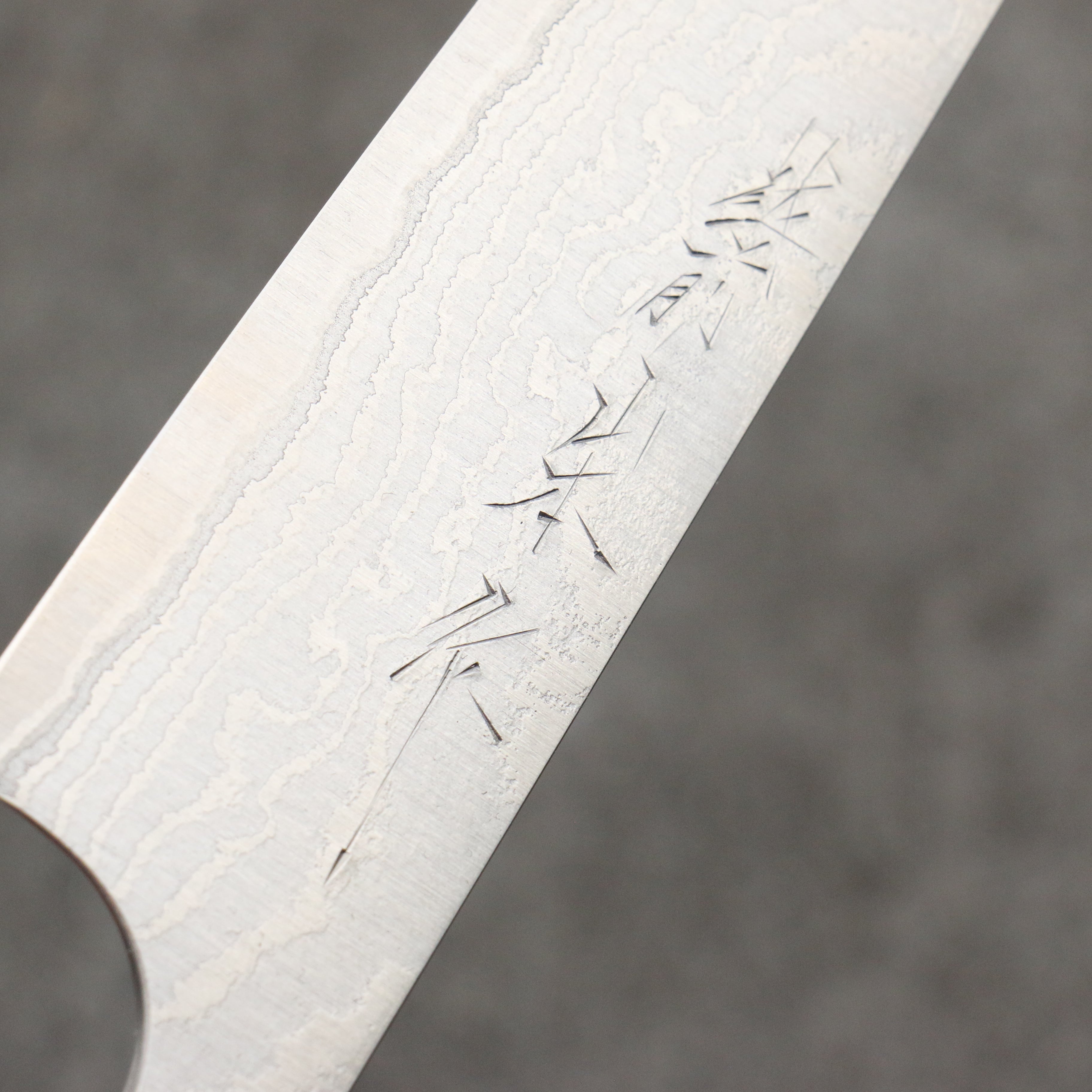 Nao Yamamoto SG2 Damascus Migaki Petty-Utility 135mm Shitan & Black Pakkawood Handle - Seisuke Knife