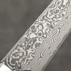 Takeshi Saji SG2 Black Damascus Petty-Utility  150mm White Deer Horn Handle - Seisuke Knife - Slide 3