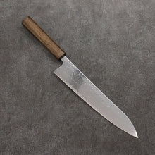  Seisuke VG10 Mirrored Finish Damascus Gyuto  240mm Oak Handle - Seisuke Knife