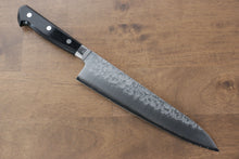  Takamura Knives VG10 Hammered Gyuto 210mm Black Pakka wood Handle - Seisuke Knife