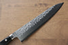 Takamura Knives VG10 Hammered Gyuto 210mm Black Pakka wood Handle - Seisuke Knife