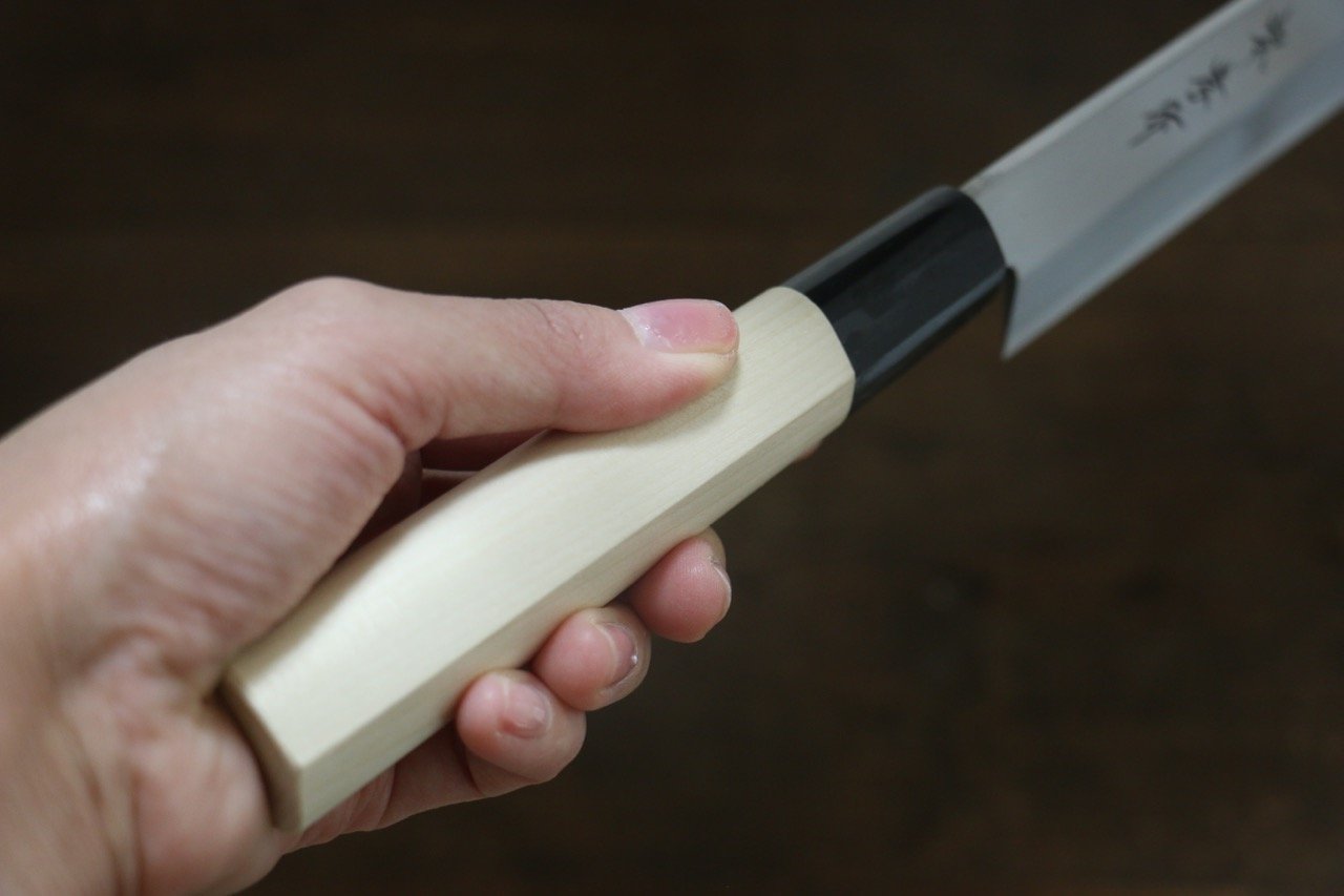 Sakai Takayuki Kasumitogi White Steel Mukimono 180mm - Seisuke Knife